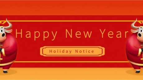 Happy New Year, holiday notice